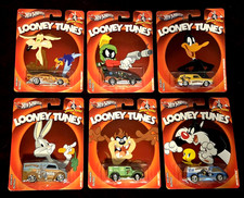 Hot Wheels 2012 Pop Culture Looney Tunes Metal Real Riders Full Set Of 6