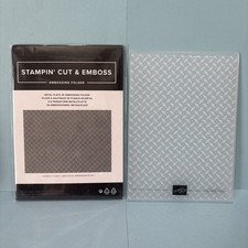 Stampin' UP METAL PLATE 3D Embossing Folder