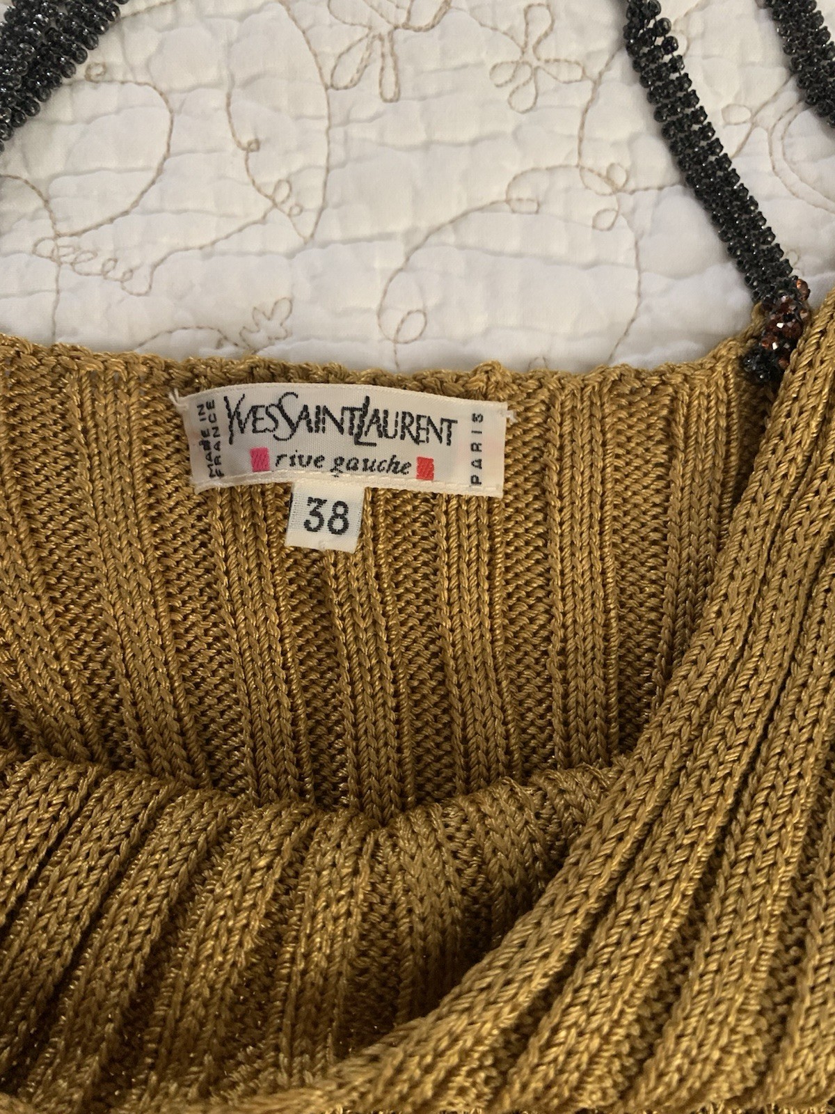 Top supporto vintage Yves Saint Laurent