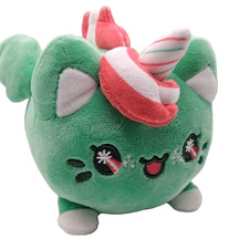 Aurora Tasty Peach Peppermint Pegasus Meowchi Cat Stuffed Plushie Animal 8.5" L