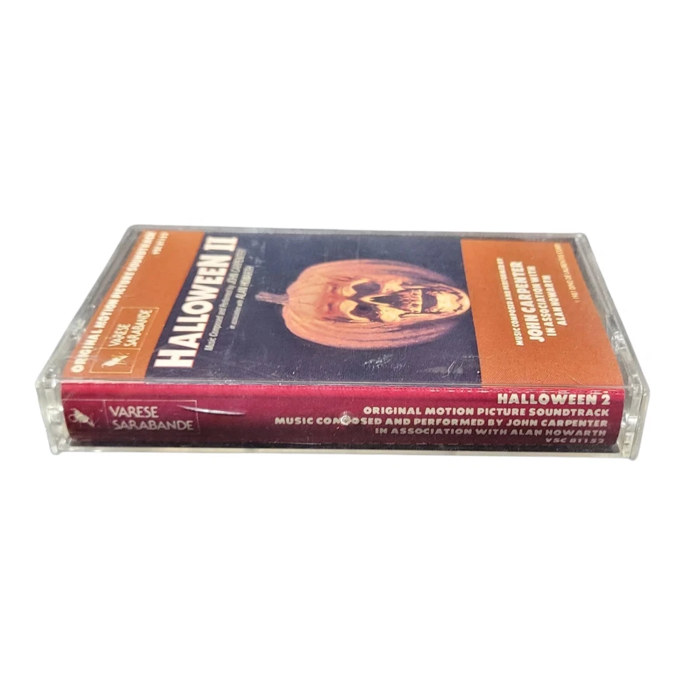 Halloween II Soundtrack John Carpenter Cassette 1988 Horror Slasher Synth Rare - Image 3 of 4