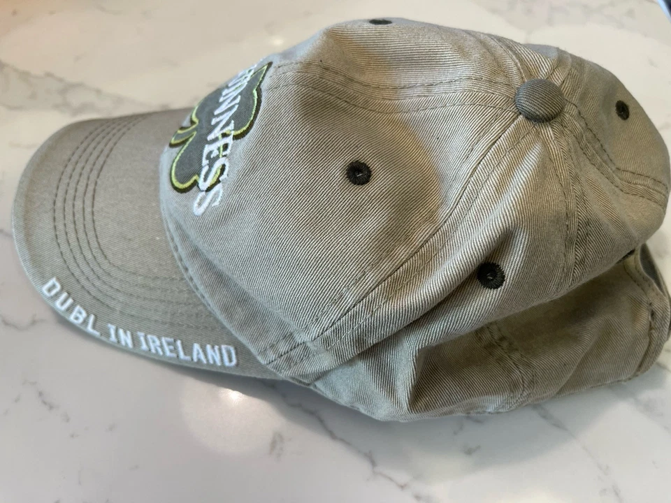 De Colección Guinness Beer Dad Sombrero Dublín Irlanda Correa Trasera Bronceado Sombrero de Lona Foto 2 de 4