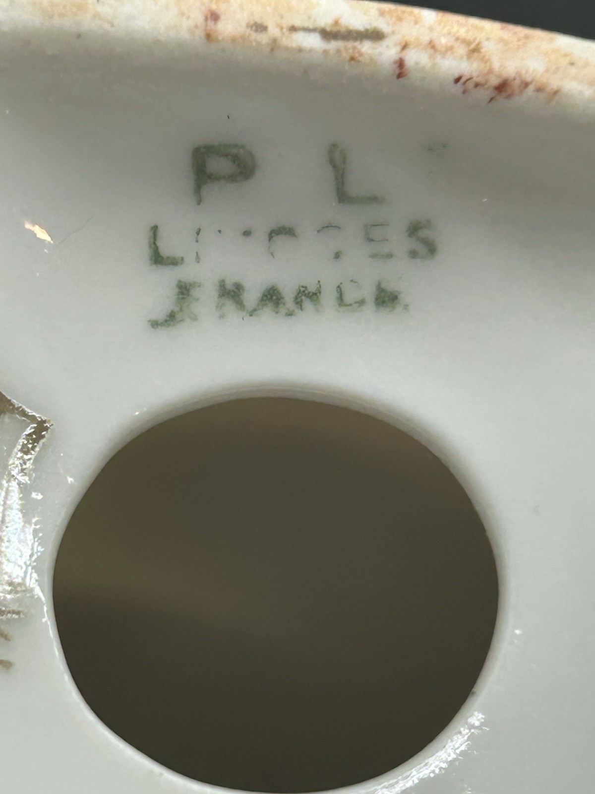 Antique PL Limoges France  Signed E. Cottis Salt, Pepper, Toothpick Holder