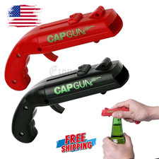 Beer Bottle Opener Cap Gun Launcher Shooter Bottle Opener Creative Game Bar 