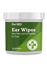 Dog Ear Cleaner Wipes Otic Cleanser for Dogs to Stop Ear Itching