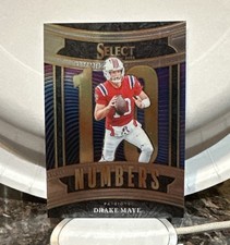Drake Maye 2025 Panini Select Numbers Insert #15 New England Patriots NFL