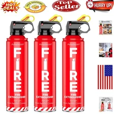 Multi-Purpose Water-Based Fire Extinguishers - 3 Pack