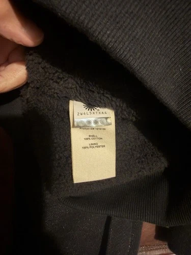 UGG Men's Large Black Button-Front Fleece Lined Jacket image 4