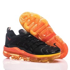 Nike Air VaporMax Plus TN Men's "Black Orange" Cushion Running Shoes