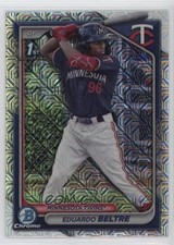 2024 Bowman Chrome Prospects Mega Box Mojo Refractor Eduardo Beltre #BCP-170 p9p