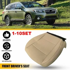 For 2015-2019 Subaru Outback Car Driver Bottom Seat Pad Cushion Cover Warm Ivory