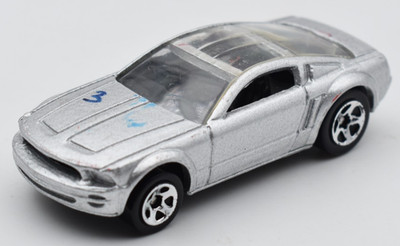 Hot Wheels Prototyp Ford Mustang GT Concept silber. leeren Boden. Vorproduktion