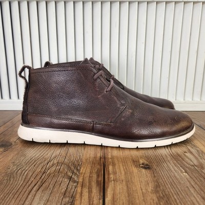 UGG Men\'s Freamon Chukka Boots - Light Brown UGG Freamon Suede Mens Size 11 Leather Brown Chukka Boots  main image 3