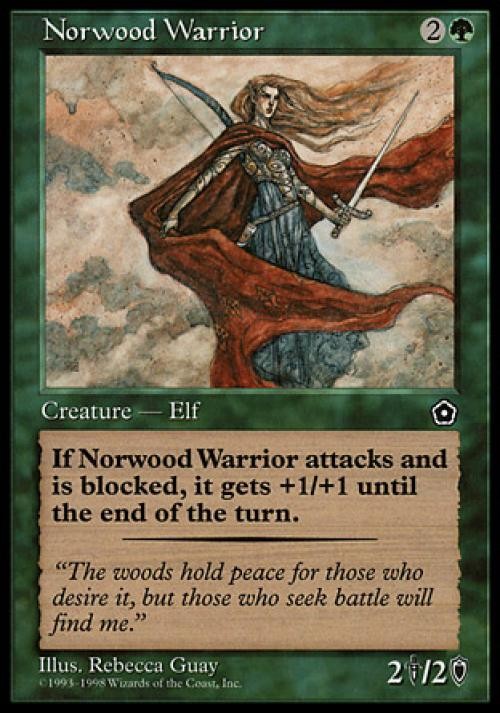 Norwood Warrior - Near Mint MTG Portal Second Age