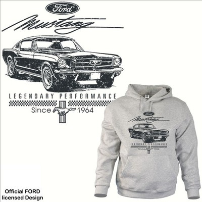 Ford Mustang Sweatshirt Hoodie Oldtimer Automotiv Vintage US-Car licensed  *0002