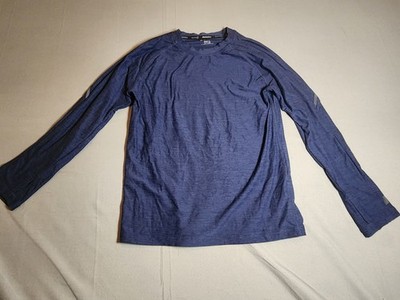 Russell Athletic Youth M 8 Dri Power 360 Long Sleeve Shirt Blue Performance