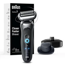 Braun Series 7 Shaver with Beard Trimmer & Charging Stand | 7127cs Space Grey