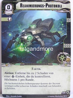 Warhammer 40000 Conquest LCG - Reanimierungs-Protokoll #029 - Legionen der Toten