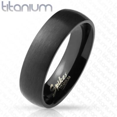 Damen Herren Titan Ring schwarz Freundschaftsring Verlobungsring Partnerring