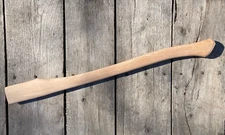 28" Curved Single Bit Hickory Axe Handle. Plain Sanded Made in USA # 2 Grade