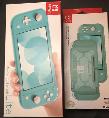 NEW Bundle Nintendo Switch Lite Handheld Console - Turquoise and
