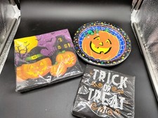 Large Lot 262 Pieces Party Supplies Halloween 15 packages of Fun READ