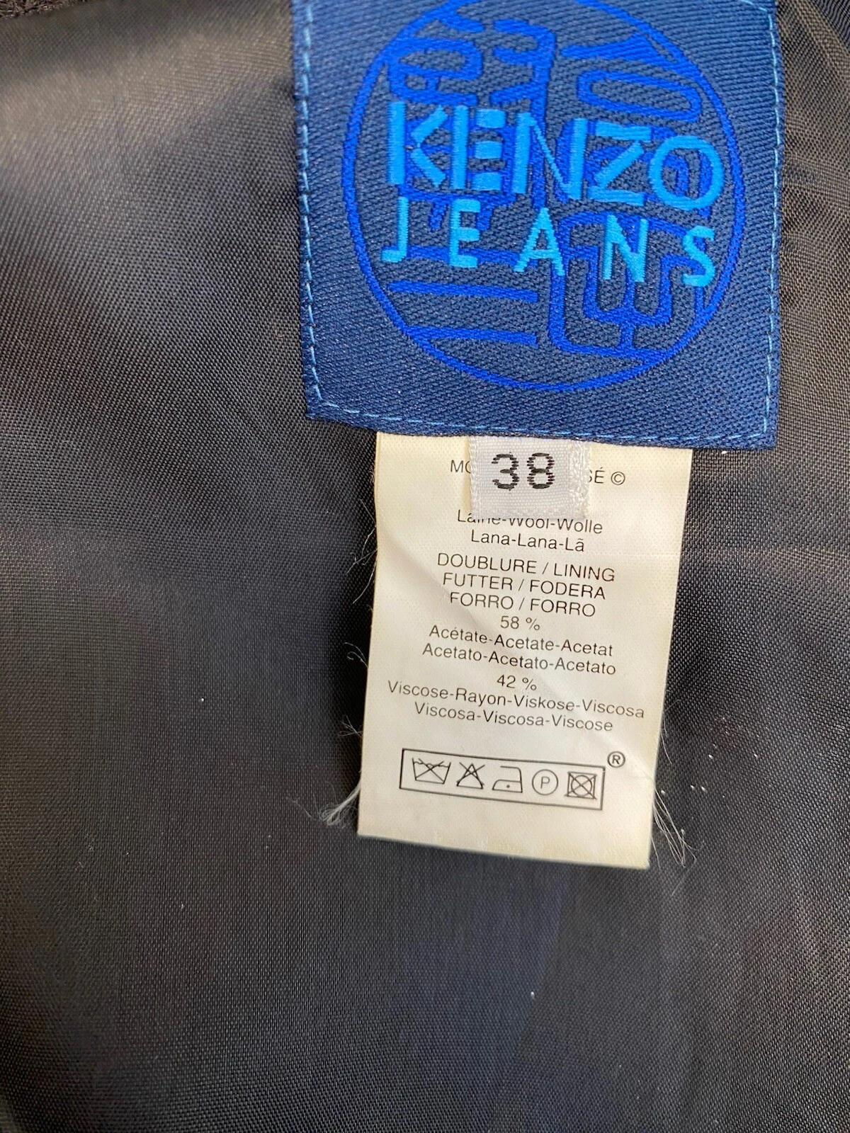 KENZO JEANS ABITO DONNA DRESS WOMAN VINTAGE JHD11274