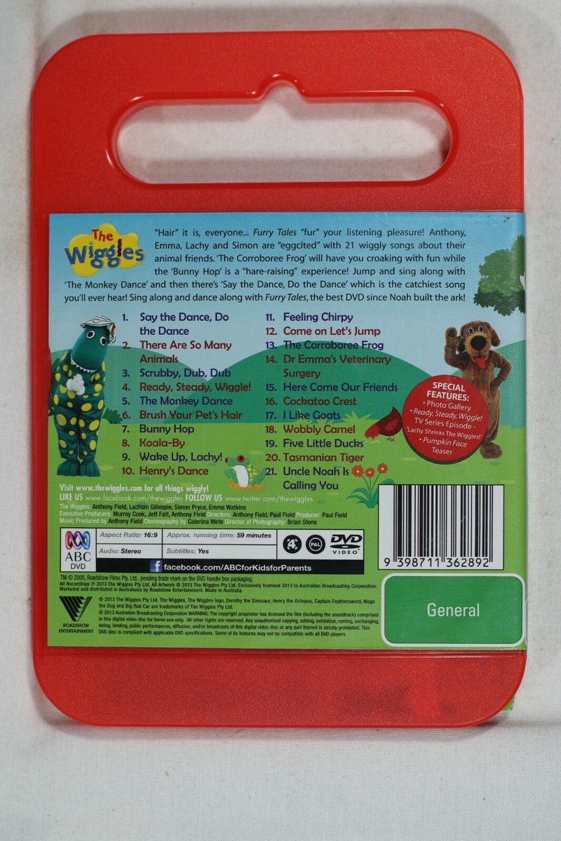 The Wiggles - Furry Tales (DVD, 2013) ABC Kids Region 4 PAL