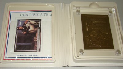 Highland Mint Topps 1992 Frank Thomas #555 Limited Edition BRONZE Card Limited