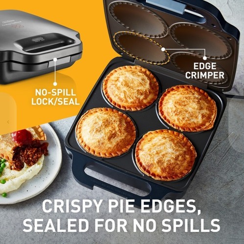 Sunbeam Pie Magic 4-Up Pie Maker | Deep Fill | Non-Stick | Easy Meals in Minutes - Picture 4 of 7