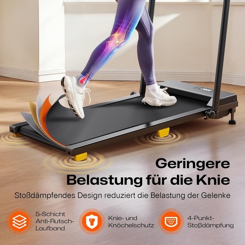 Laufband fürs Homeoffice, 9% Steigung, Lauf- oder Jogging-Gang. - Bild 5 von 10