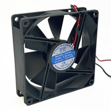 Cooling Boxer Fan 12 Volt 3.6"x1" 12VDC 92mm x 25mm 2-wire Ships fast from USA 