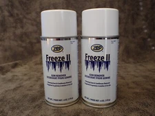 NEW (Lot of 2) ZEP Freeze II Gum Removal Freezing spray 6oz Cans Remover (SH-8)