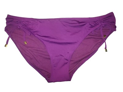Ladies Size 18 Bikini Bottoms M&S Berry Hipster Briefs Drawstring