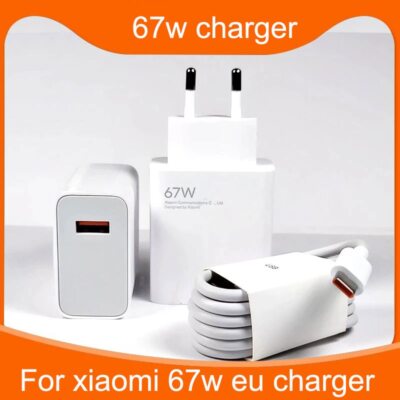 67W OEM Fast Charge 6A Type C Cable for Xiaomi Mi 11 12 12X Ultra  Poco X3 GT F3