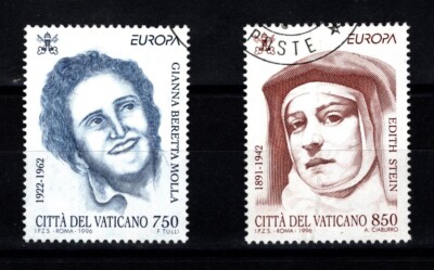 VATICAN 1996 C.E.P.T.- Famous Women OBLITERATED