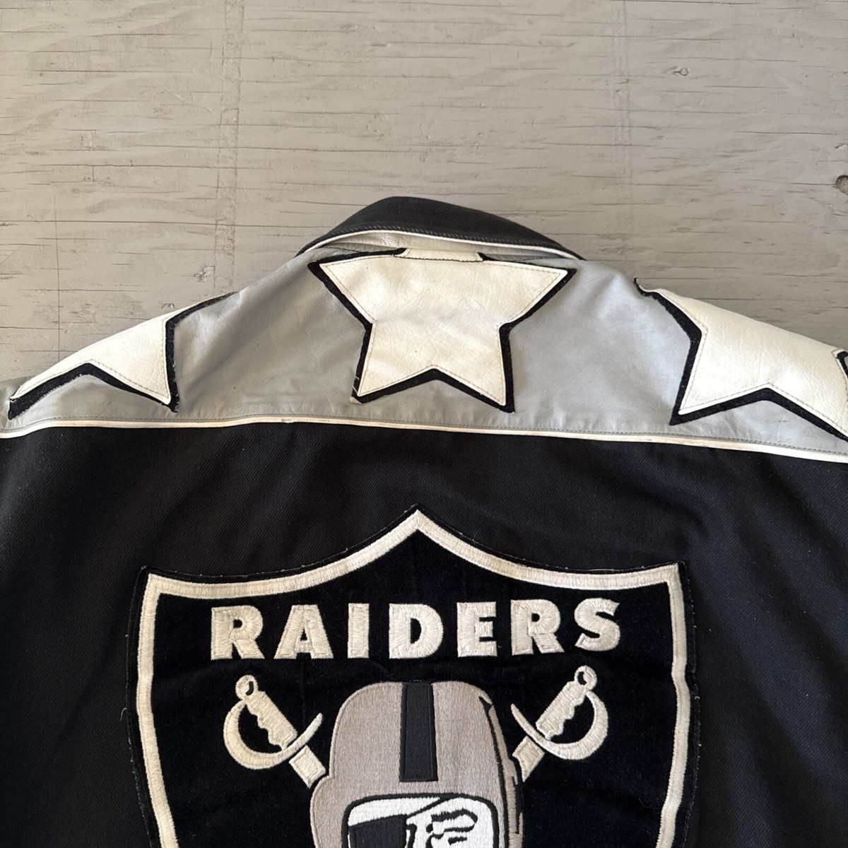 VTG Distressed 90s NFL Jeff Hamilton LA Los Angeles Raiders VTG Distressed 90s NFL Jeff Hamilton LA Los Angeles Raiders