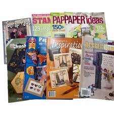 lot of Cardmaking And Paper Craft Idea Magazines Stamping Inspirations and more