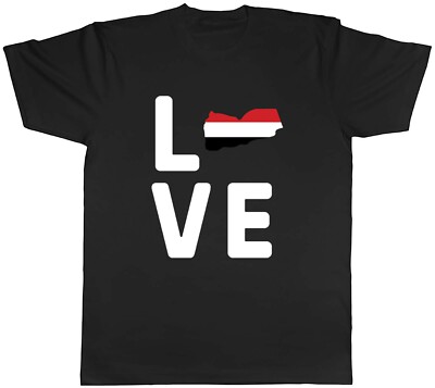T-Shirt Tee Jemen Flagge Herren Unisex Geschenk
