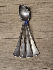 Oneida Patrick Henry Grapefruit Citrus Spoons Lot Of 4 Stainless