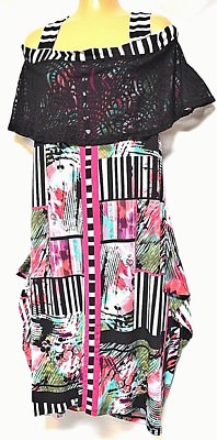 TS TAKING SHAPE plus sz M (20) Panache Dress bare shoulder lace NWT rrp$140!