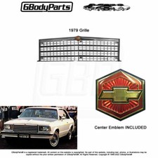 1979 Malibu El Camino Grill With Bowtie Emblem Insert Included Gm 475678 475693 1979 Malibu El Camino Grill With Bowtie Emblem Insert Included Gm 475678 475693