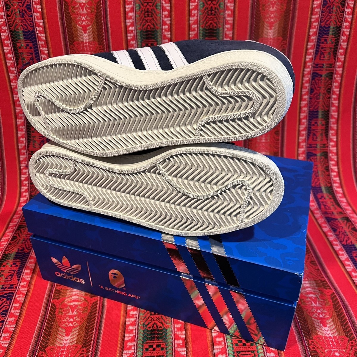 Adidas BAPE Campus 80s ID4770 30th Anniversary Men's Shoes Adidas BAPE Campus 80s ID4770 30th Anniversary Men's Shoes