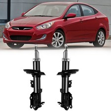 Pair Front Gas Struts Shocks For 2012-2017 Hyundai Accent 2012 2013-15 Kia Rio