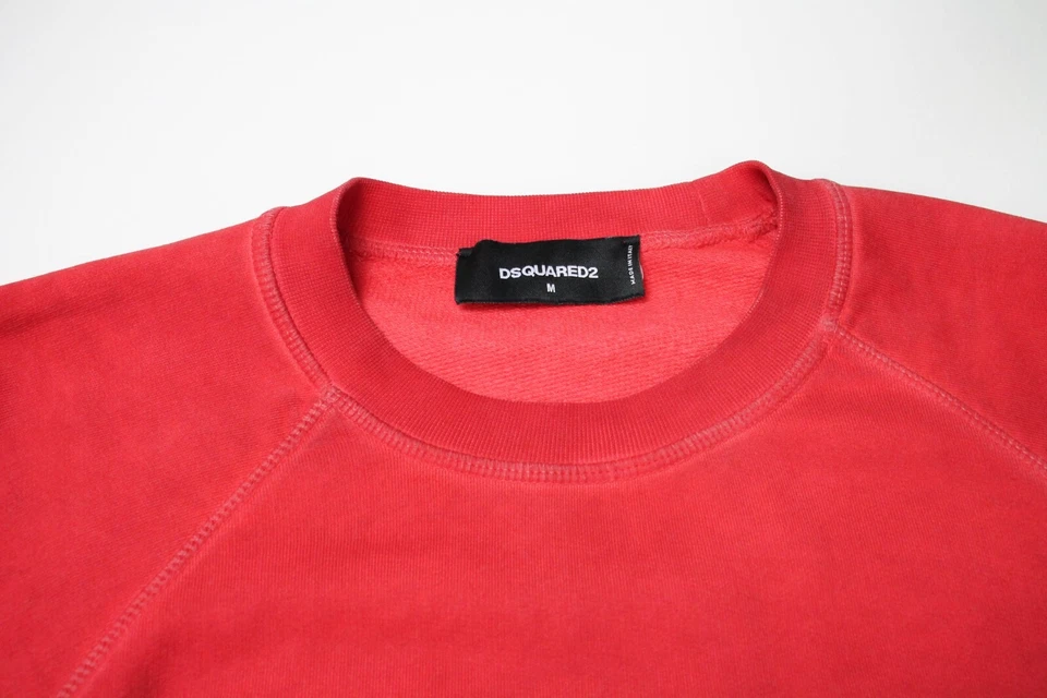 Sudadera Mountaineer DSQUARED2 Para Hombre MEDIUM Con Logo Rojo Cuello Redondo - Imagen 4 de 4