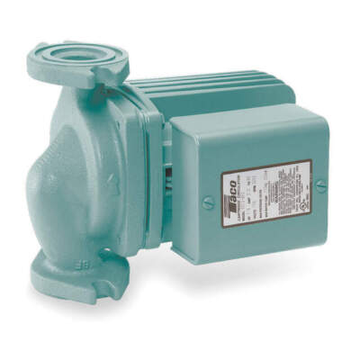 Taco 0013-F3 Hydronic Circulating Pump, 1/6 Hp, 115V, 1 Phase, Flange Connection