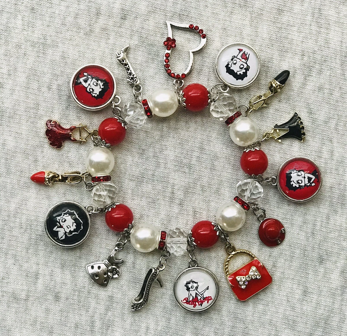 Betty boop on sale charm bracelet