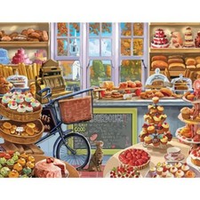 Paint By Numbers Adults kids Bakery House DIY Painting Kit 40x50CM Canvas