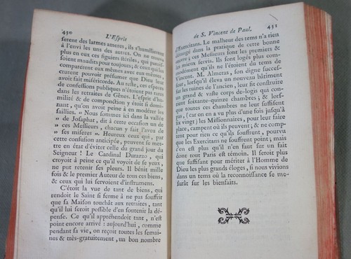 André-Joseph ANSART L'Esprit de S. VINCENT de PAUL ou Modèle de conduite 1780 EO - Picture 12 of 14