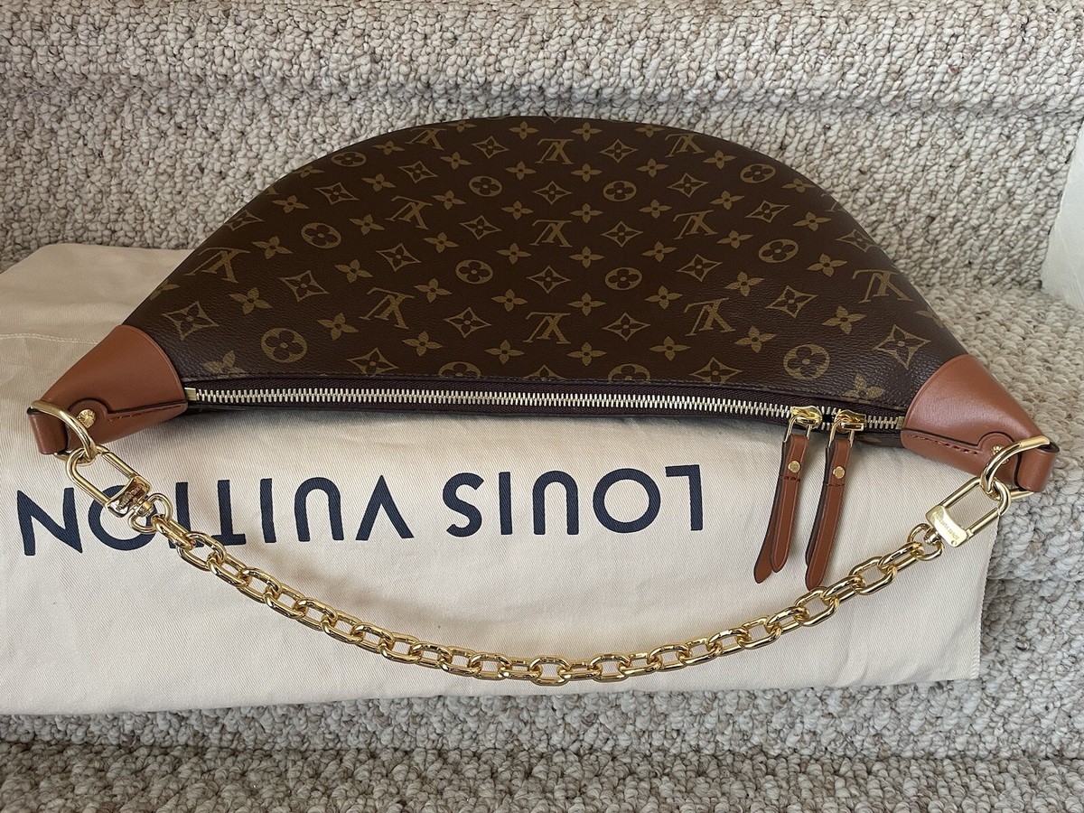 Louis Vuitton Loop Hobo Bag Monogram Reverse Canvas